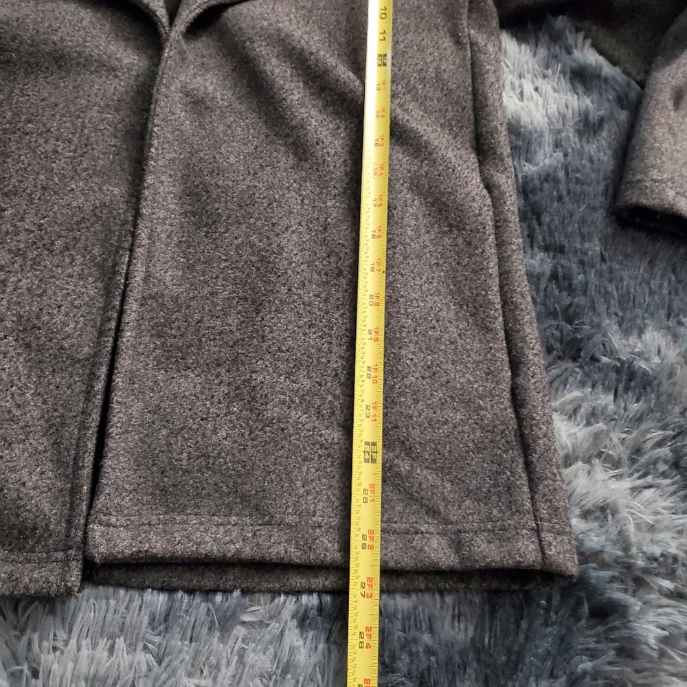 Zara Basic Long Open Overcoat Duster S - image 6